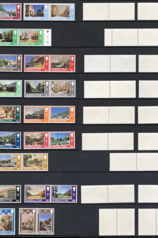 Gibraltar SG255/86 1971 Set of 13 U/M Cat 21 pounds