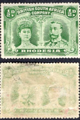 Rhodesia SG 167 1/2d Perf 15 (listed as cheapest shade) M/M Cat 325 pounds