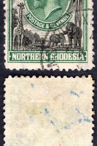 Northern Rhodesia SG12 2/6 used Cat 18 pounds