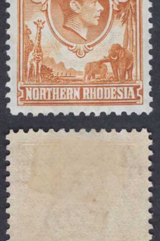 Northern Rhodesia SG31 2d Yellow-brown M/M Cat 50 pounds