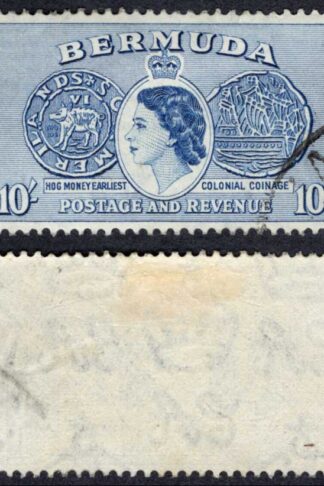 Bermuda SG149 10/- used Cat 12 pounds