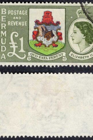 Bermuda SG150 One Pound used Cat 25 pounds
