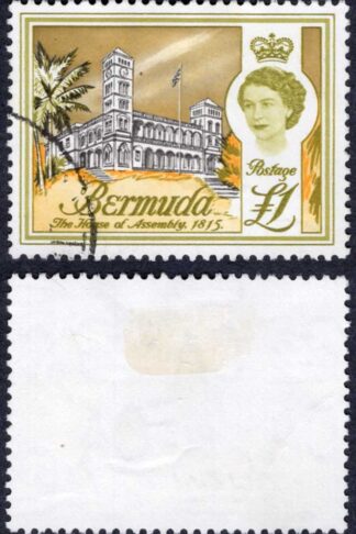 Bermuda SG179 One Pound used Cat 16 pounds