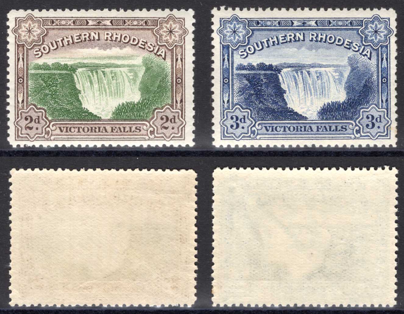 Southern Rhodesia SG29/30 1932 Set Fine M/M Cat 30 pounds