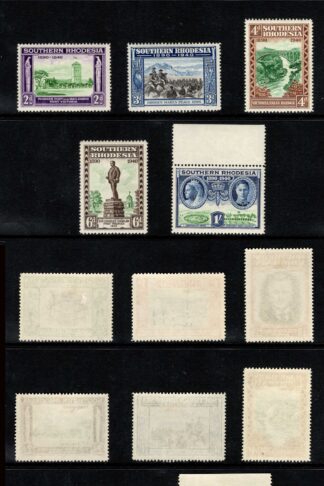 Southern Rhodesia SG53/60 1940 Set of 8 M/M Cat 15 pounds
