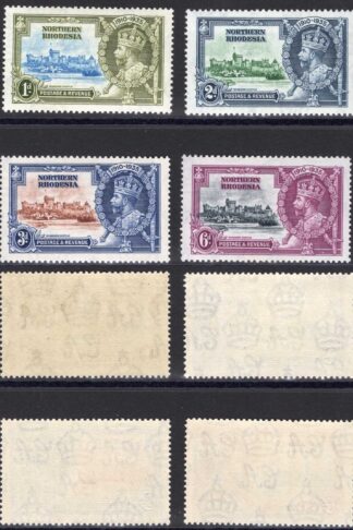 Northern Rhodesia SG18/21 1935 Silver Jubilee U/M Cat 26 pounds