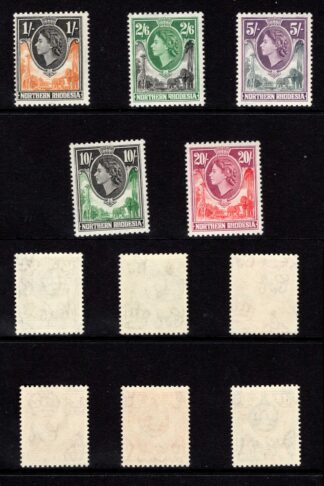 Northern Rhodesia SG61/74 1953 Set of 14 U/M Cat 100 pounds