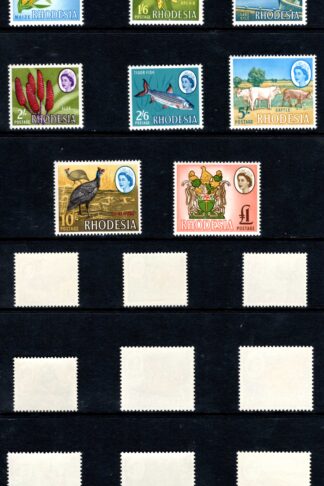 Rhodesia SG374/87 Set of 14 U/M Cat 16 pounds