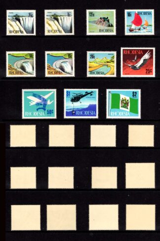 Rhodesia SG439/52 1970 Set of 19 U/M Cat 60 pounds
