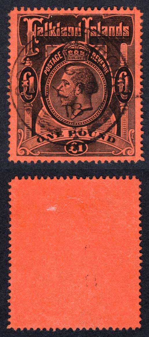 Falkland Is SGZ31 One Pound Superb South Georgia CDS Cat 1000++ pounds