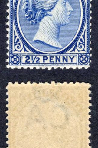 Falkland Is SG30c 2 1/2d Deep Ultramarine Fresh Colour Fine U/M Cat 50 pounds