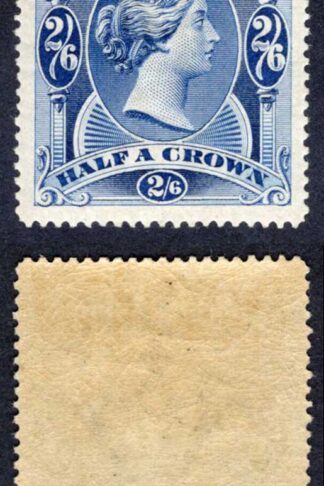Falkland Is SG41 2/6 Deep Blue U/M Cat 275++ pounds