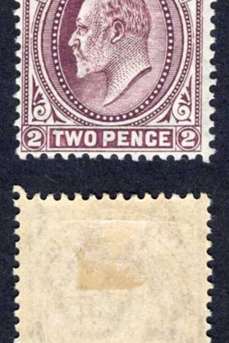 Falkland Is SG45 2d Purple M/M Cat 25 pounds