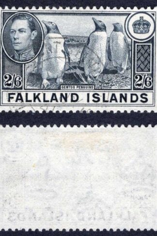 Falkland Is SG160 2/6 Slate CDS Cat 25 pounds