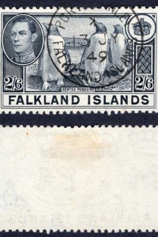 Falkland Is SG160 2/6 Slate CDS Cat 25 pounds