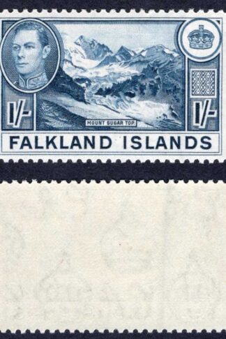 Falkland Is SG158b 1/- Dull Blue U/M Cat 38 pounds