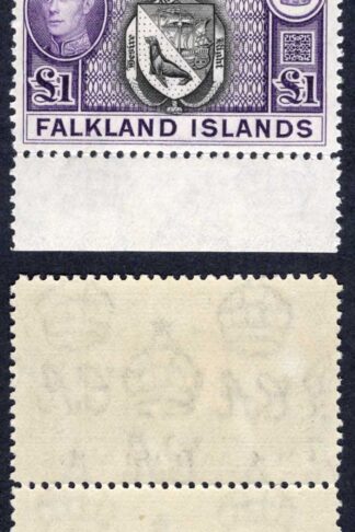 Falkland Is SG163 One Pound U/M Cat 150 pounds