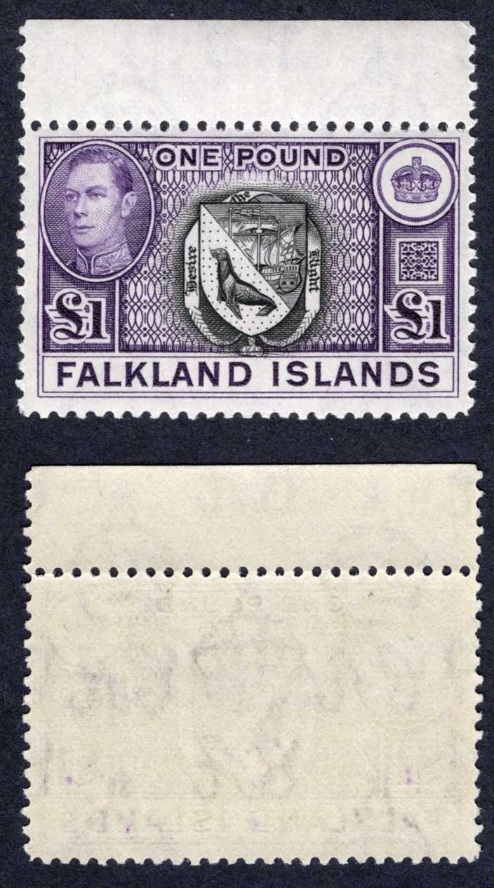 Falkland Is SG163 One Pound U/M Cat 150 pounds