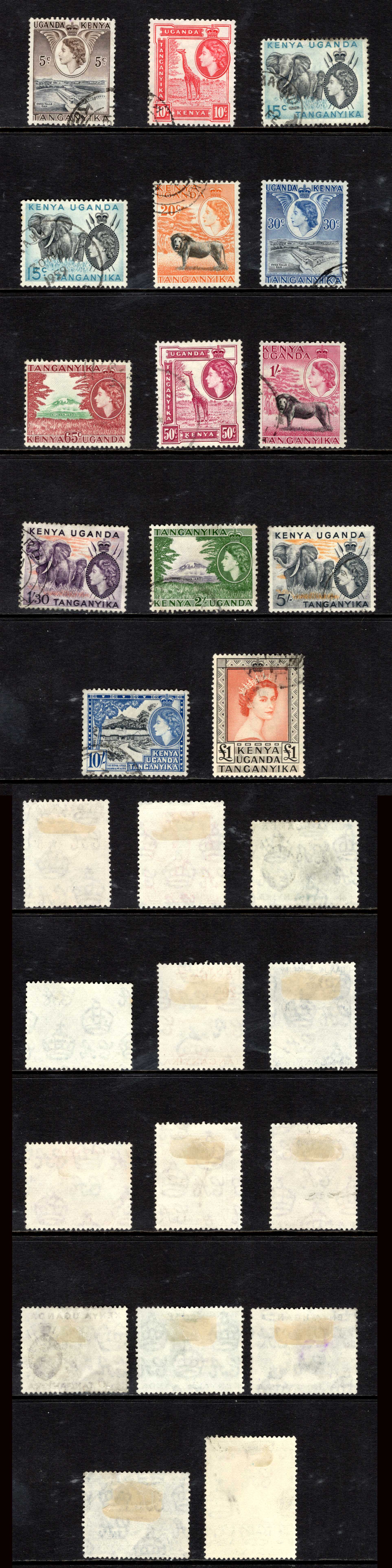 KUT SG167/80a 1954 Set used Cat 35 pounds