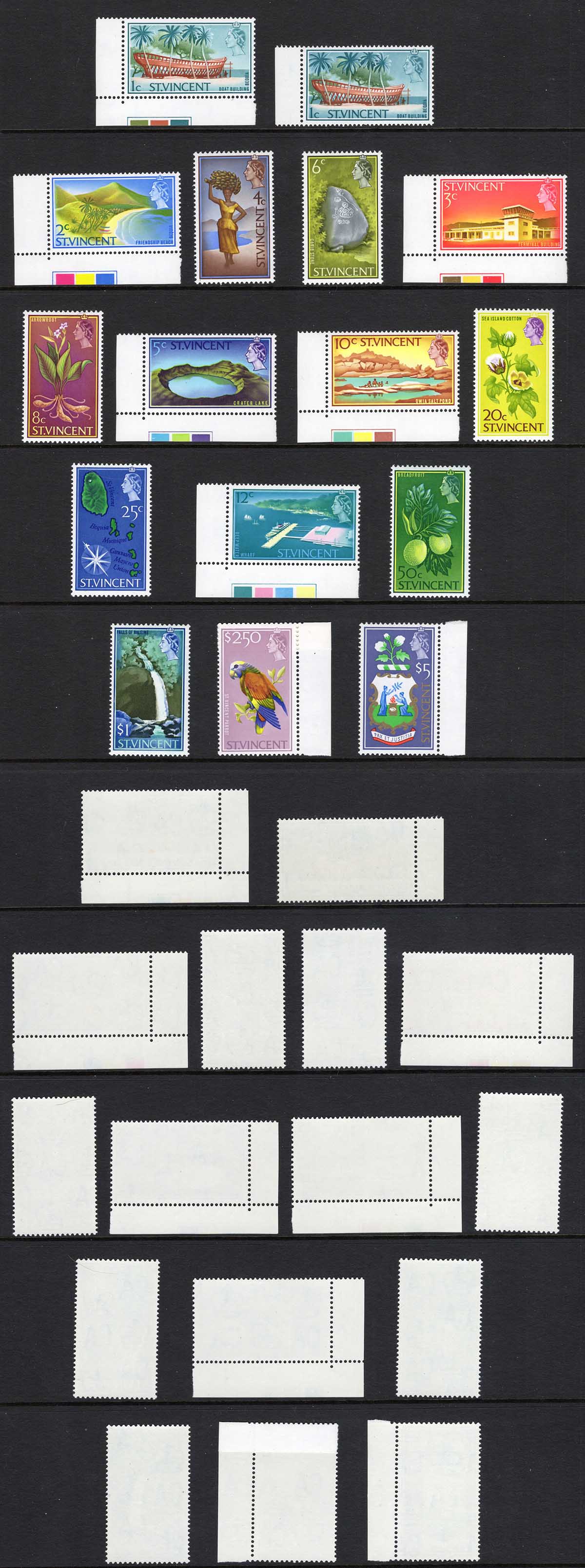 Montserrat SG231/45 1965 Set of 16 U/M Cat 42 pounds