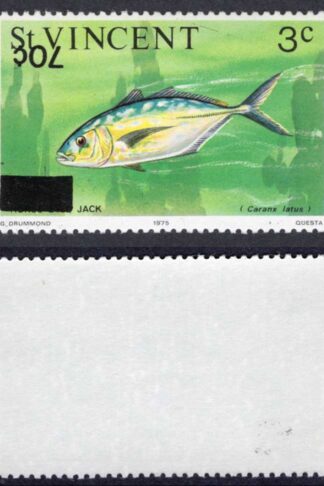 St Vincent SG485a 70c surcharge INVERTED U/M Cat 26 pounds