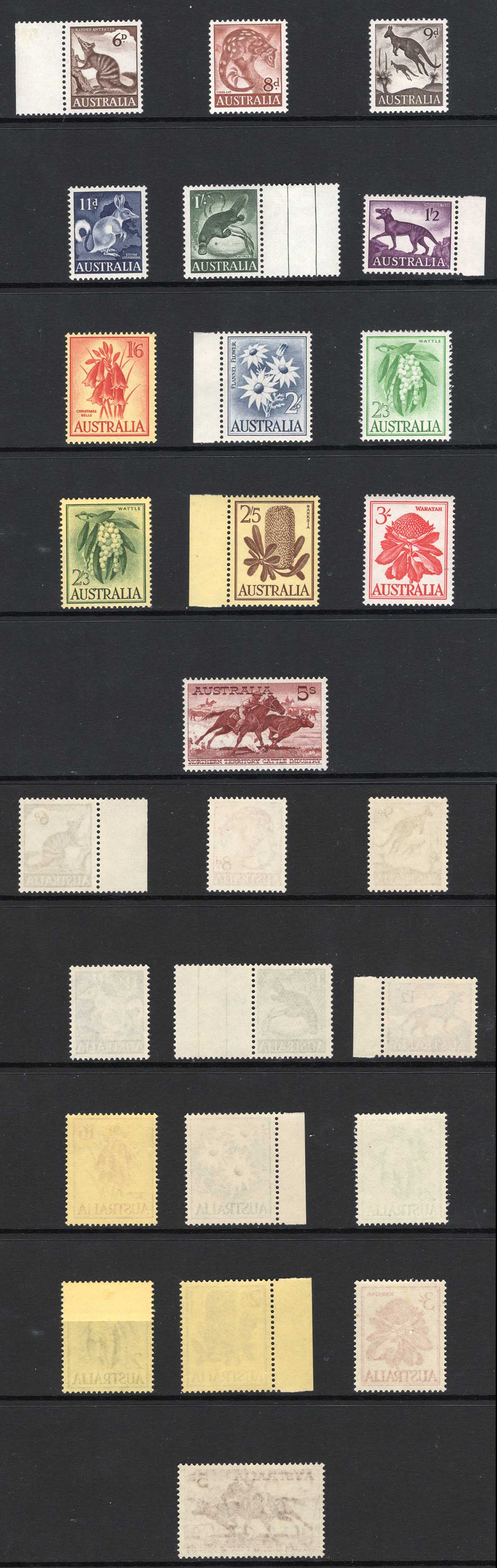 Australia SG316/27 1959 Set of 13 U/M Cat 32 pounds