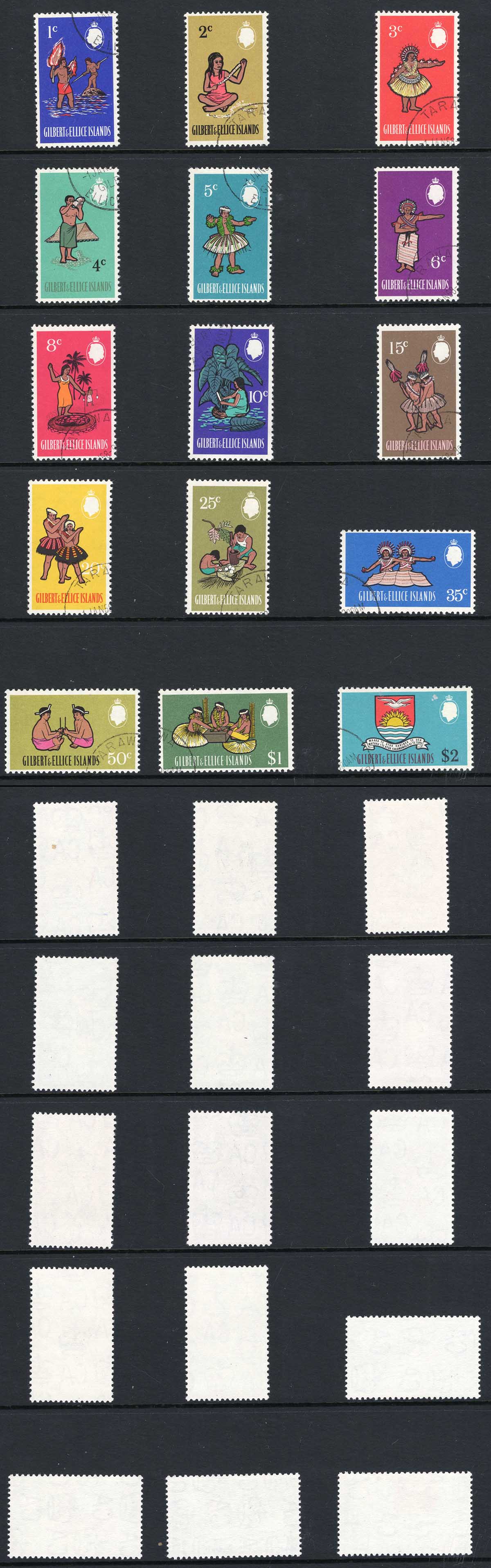 Gilbert and Ellice SG135/49 Set of 15 CDS