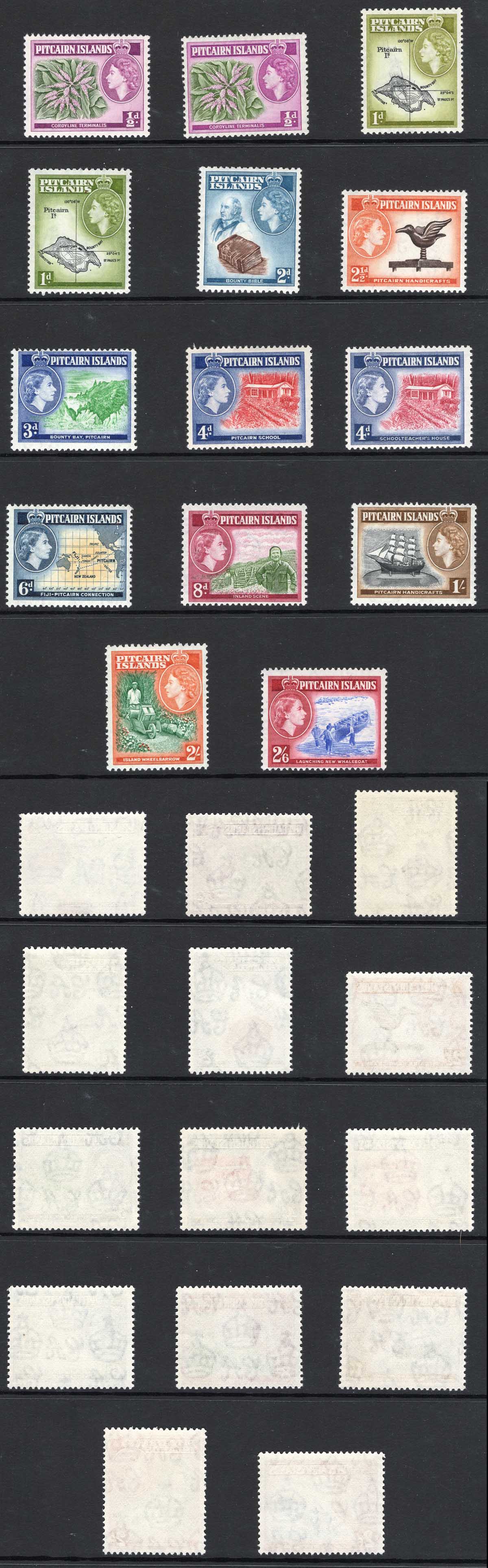Pitcairn Is SG18/28 Set U/M Cat 55 pounds
