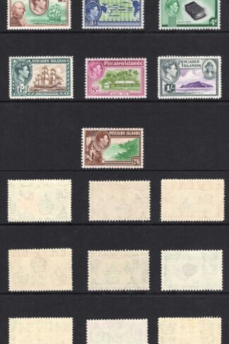 Pitcairn Is SG1/8 Set of 10 M/M Cat 80 pounds