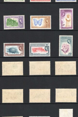 British Honduras SG179/90 Set of 12 U/M Cat 110 pounds