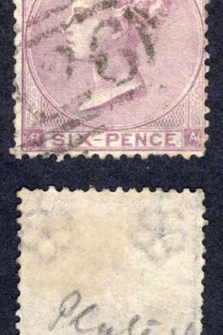 Gibraltar SGZ43 6d Plate 4 With Gibraltar Pmk Cat from 42 pounds