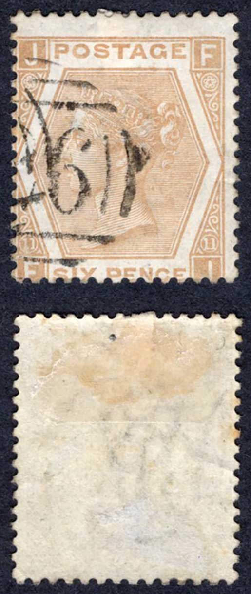 Gibraltar SGZ48 6d Chestnut With Gibraltar Pmk Cat from 40 pounds