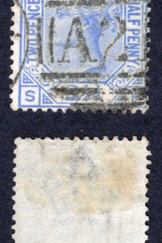 Gibraltar SGZ28 2 1/2d Plate 22 With Gibraltar Pmk Cat from 10 pounds