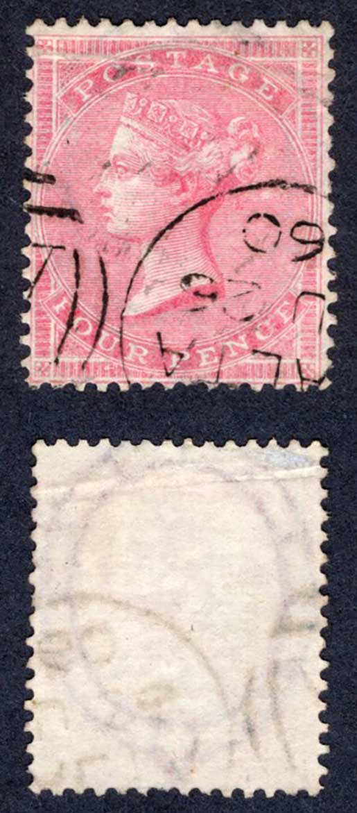 Malta SGZ47 4d Rose Wmk large Garter With Malta Pmk Cat from 55 pounds