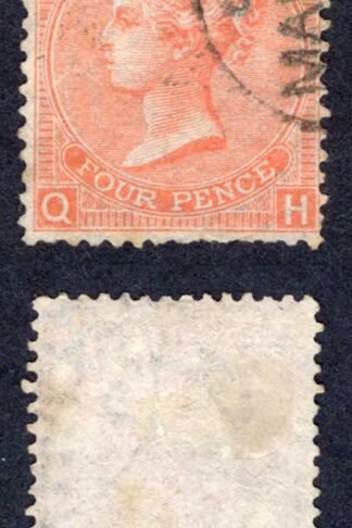 Malta SGZ49 4d Plate 10 (a few short perfs) With Malta CDS Cat from 20+++ pounds