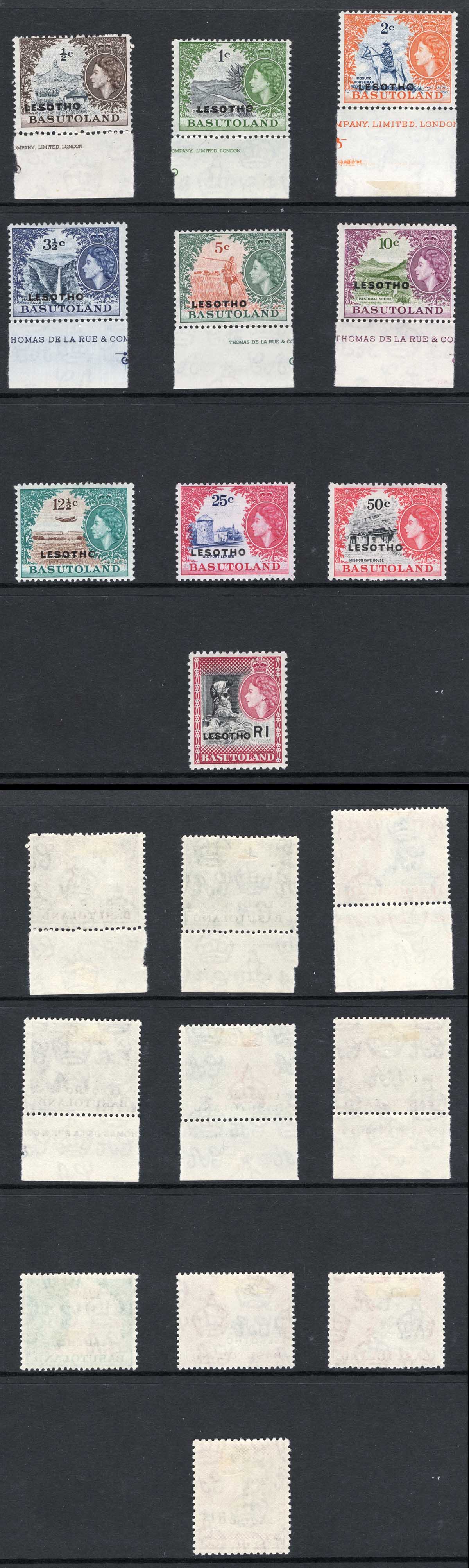 Lesotho SG111A/20A Set M/M Cat 22 Pounds