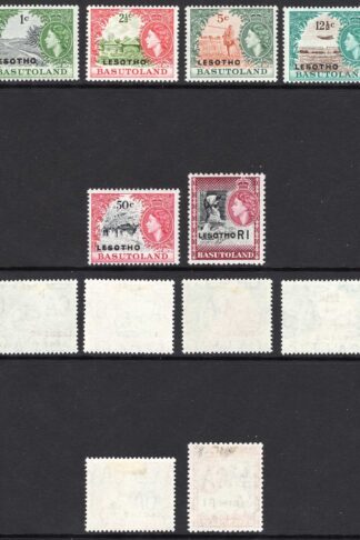 Lesotho SG111B/20B Set M/M Cat 13 Pounds