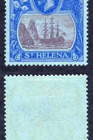 St Helena SG108 2/- Wmk Script M/M Cat 27 Pounds