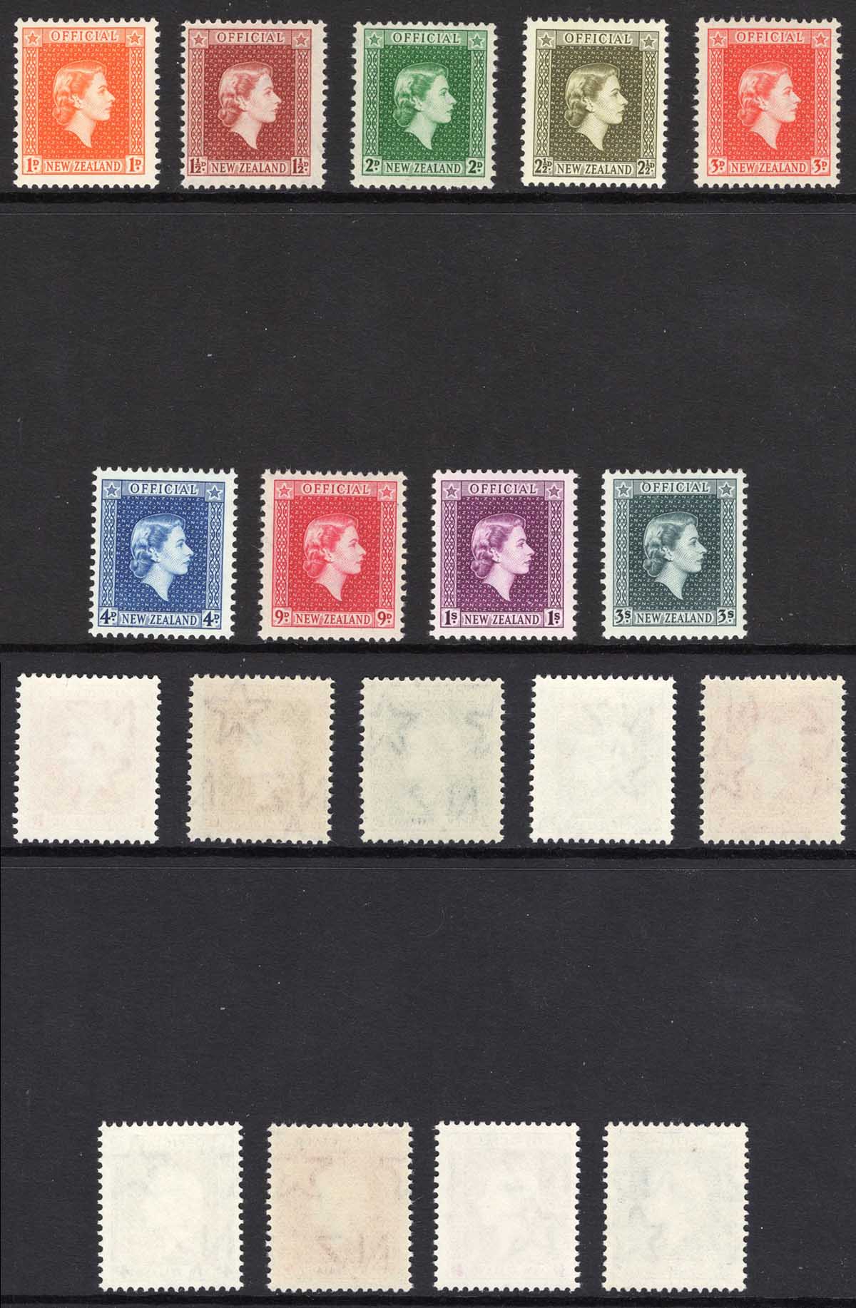 New Zealand SGO159/O167 Set U/M Cat 48 Pounds