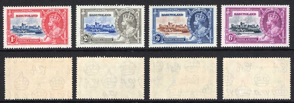 Basutoland SG11/14 Silver Jubilee M/M Cat 14 Pounds