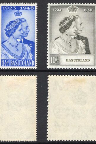 Basutoland SG36/7 1948 Silver Wedding M/M Cat 50.20 Pounds