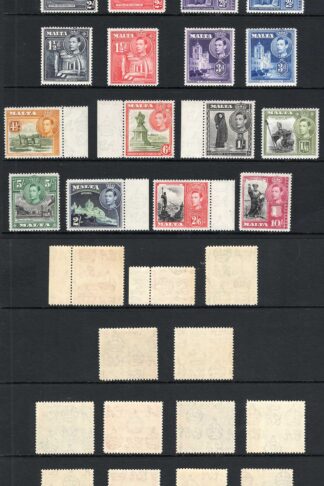 Malta SG217/31 Set of 21 U/M Cat 75 pounds