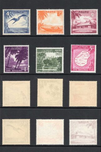 Naura SG48/55 1954 Set of 9 U/M Cat 15 pounds