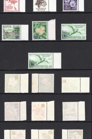 Norfolk Is SG60/71a Set inc Both One Dollars U/M Cat 17.50 pounds