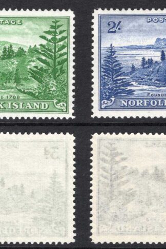 Norfolk Is SG6a and SG12a the 1959 values (the key stamps) U/M Cat 31 pounds