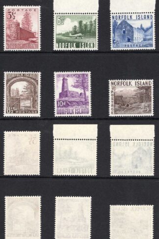 Norfolk Is SG13/18 1953 Set of 6 U/M Cat 35 pounds
