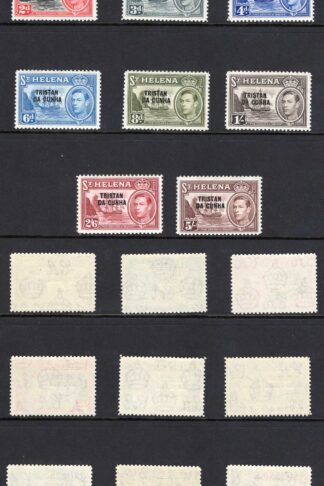 Tristan Da Cunha SG1/11 Set to 5/- (no 10/-) U/M
