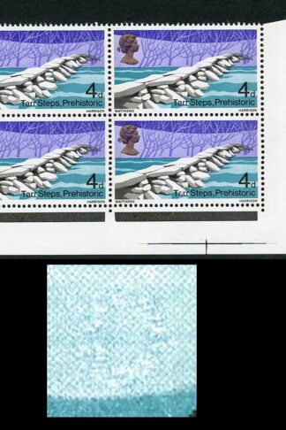Spec W130c 1967 4d Bridges with Retouched O Variety Block of 4 U/M