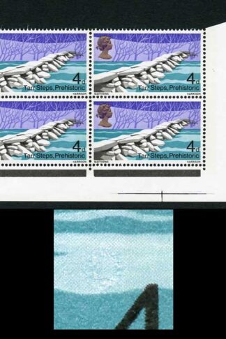 Spec W130c 1968 4d Bridges with Retouched O Variety U/M