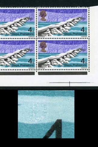 Spec W130c 1968 4d Bridges with Retouched O Variety U/M